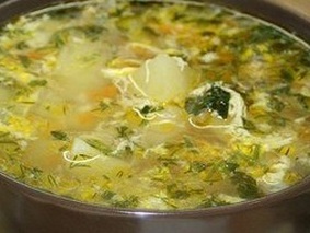 Куриный Суп С Яйцом Фото
