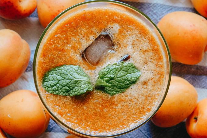 Рецепт холодного чая с абрикосами