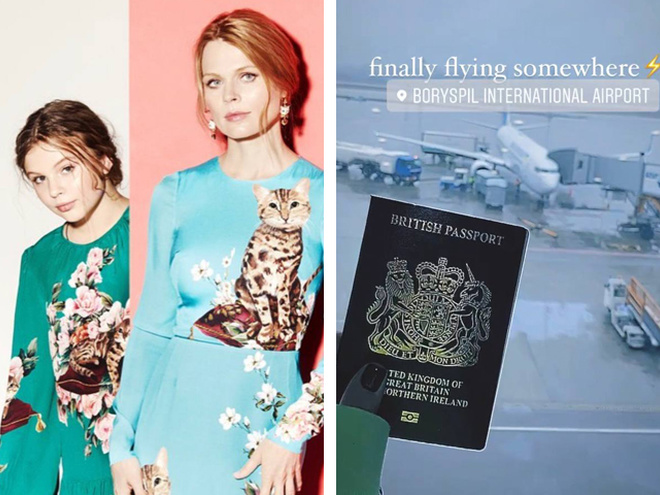 Ольга Фреймут с дочерью Златой