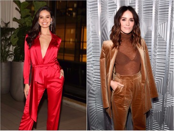 Брючной костюм на Новый год 2018