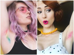 Фарбування пахв