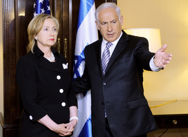 Биньямин Нетаньяху, Хилари Клинтон