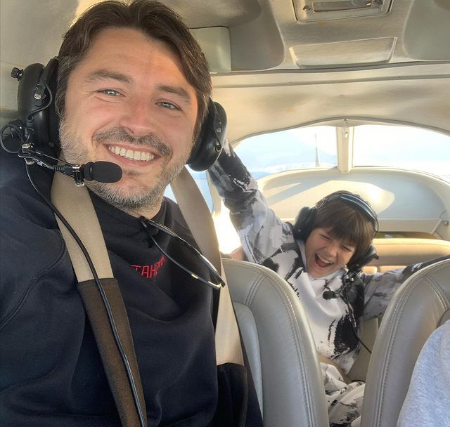 Сергій Притула з сином