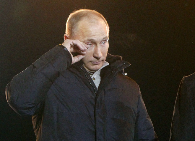 Путин плачет