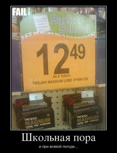 Демотиватор про школу