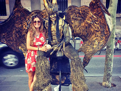 Виктория Боня в Барселоне 