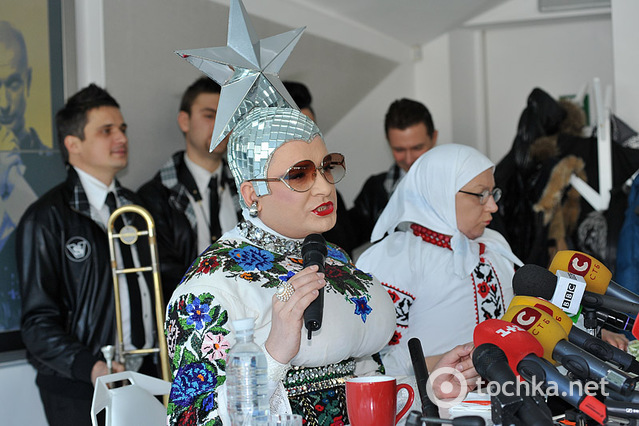 Пресс-конференция Верки Сердючки