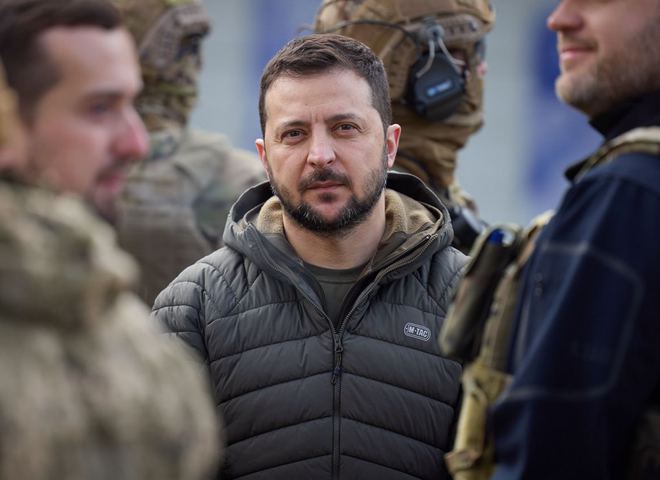 Володимир Зеленський у звільненому Херсоні