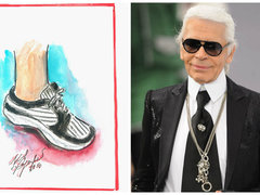 Карл Лагерфельд предлагает новый тренд: персонализация кроссовок