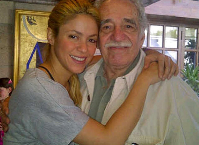 Шакира и Габриэль Гарсиа Маркес