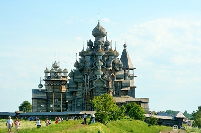 Преображенская церковь на острове Кижи (Россия)