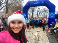 Анастасія Даугулє розпочала 2018 рік із забігу