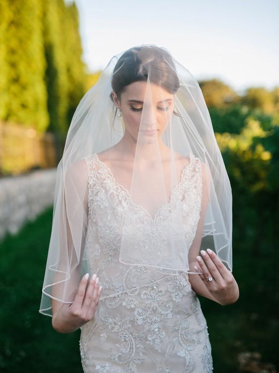 Фата на свадьбу: 15 красивых вариантов