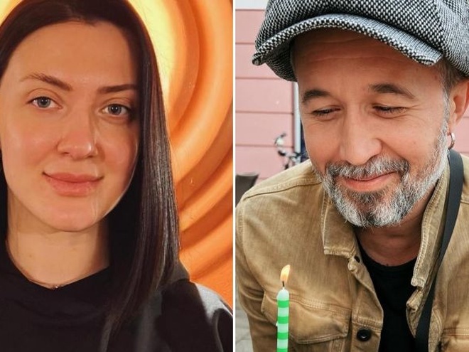 Дружина Бабкіна показала, як чоловік загартовується в патріотичних гольфах