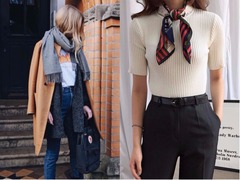 Як носити шарф взимку