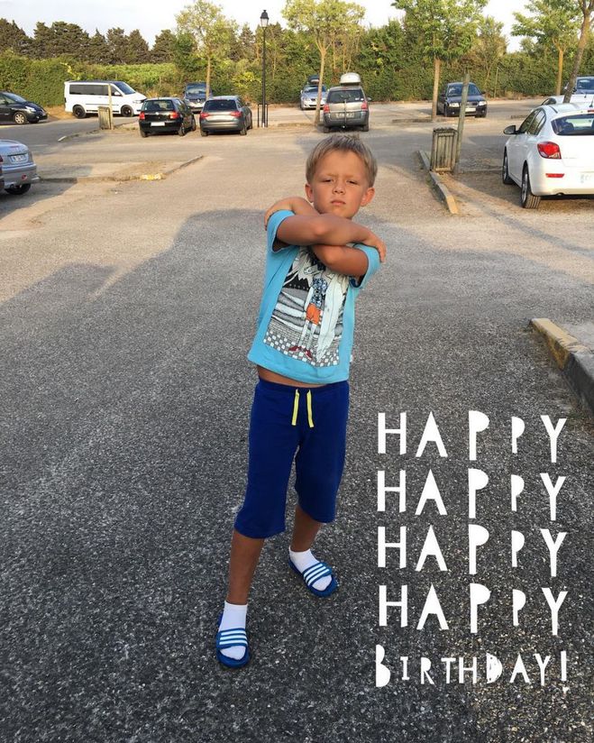 Потап поздравил сына с днем рождения