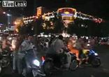 Оживленный перекресток.