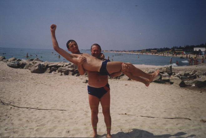 Сергей Притула с отцом