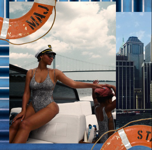 Бейонсе на отдыхе