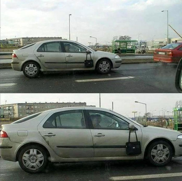 Осторожно! За рулем женщины!