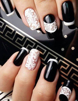 Гарний манікюр на Новий рік 2016