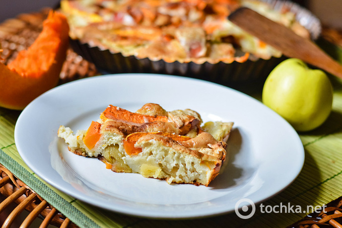 Гарбузовий пиріг з яблуками: смачно і дуже корисно