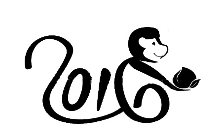 Открытки с новым годом обезьяны