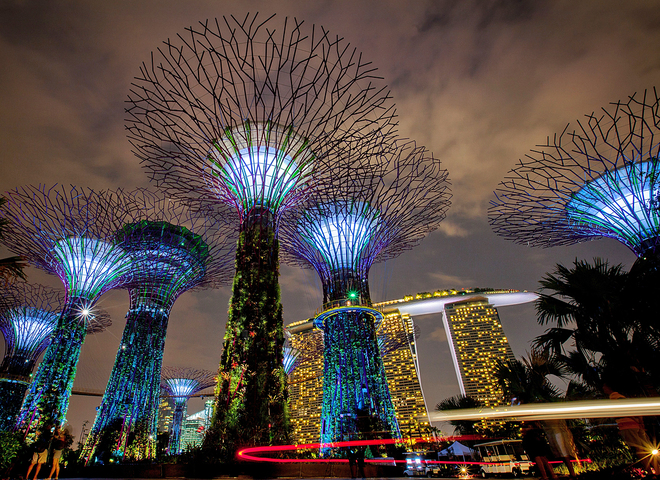 оранжереи Сингапура