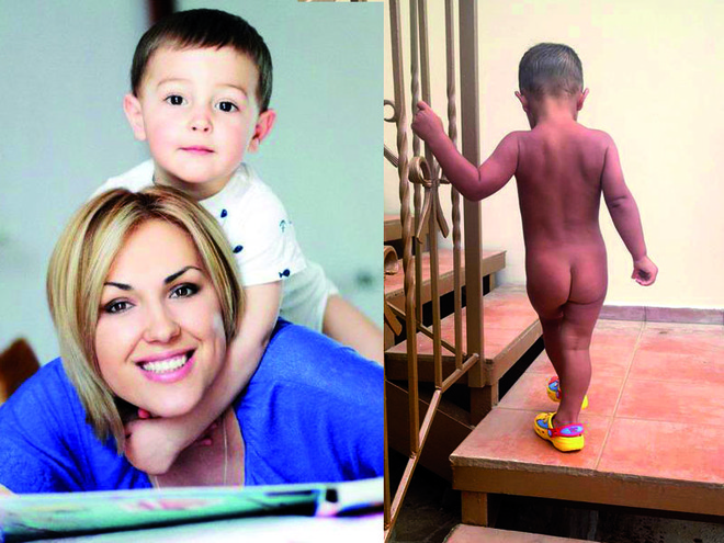 Яна Клочкова з сином