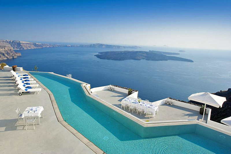 Романтические отели Европы: Sun Rocks Hotel, Santorini