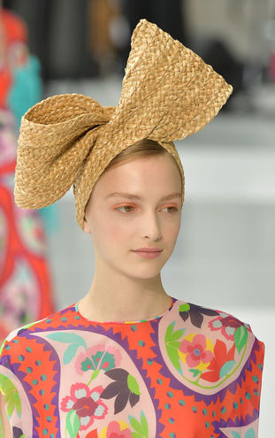 Макияж на Неделе моды в Нью-Йорке: персиковые тени