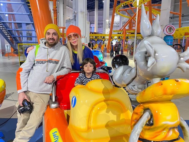 Ирина Билык с семьей