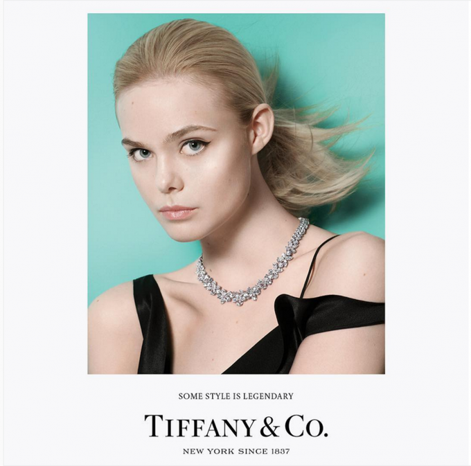 Ель Фаннінг для Tiffany&Co