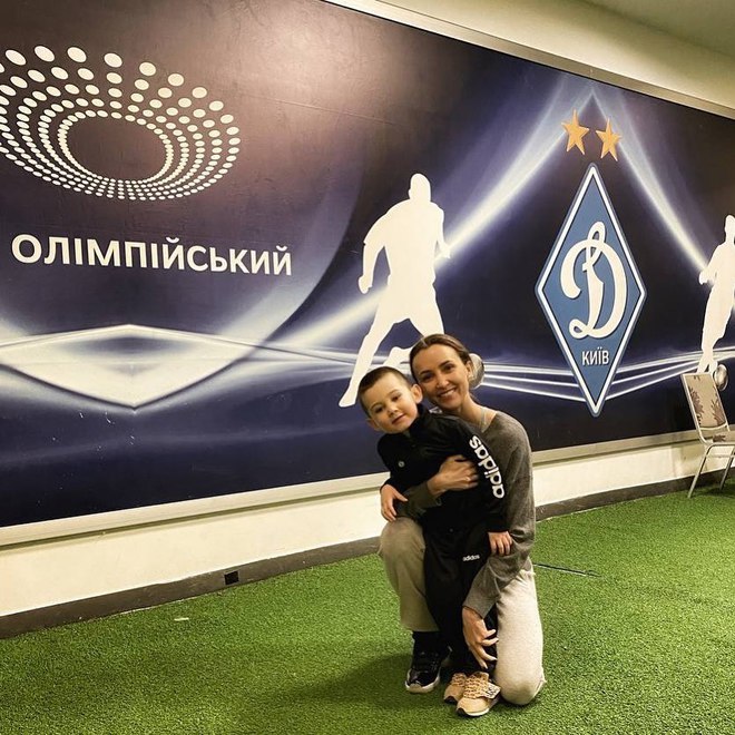 Анна Різатдінова з сином Романом