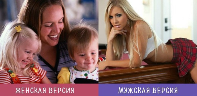 Взгляд на вещи мужчиной и женщиной