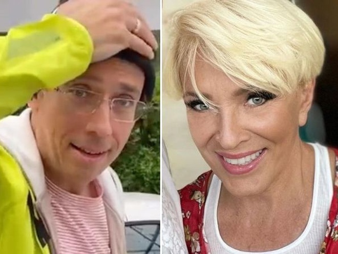 Вайкуле показала, як Галкін "поїхав у захід сонця" від неї на велосипеді