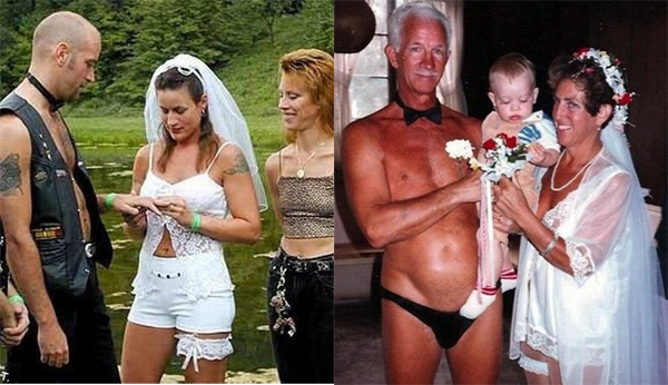 Самые жуткие свадебные платья