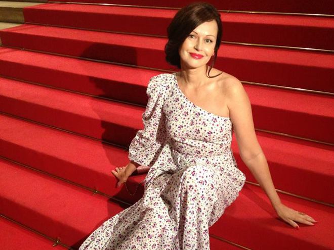 Ирина Безрукова и сын