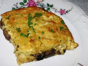 Запеканка из картофеля с грибами Запеканка из картофеля с грибами