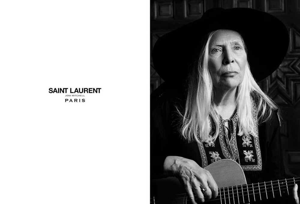 Джони Митчелл для Saint Laurent