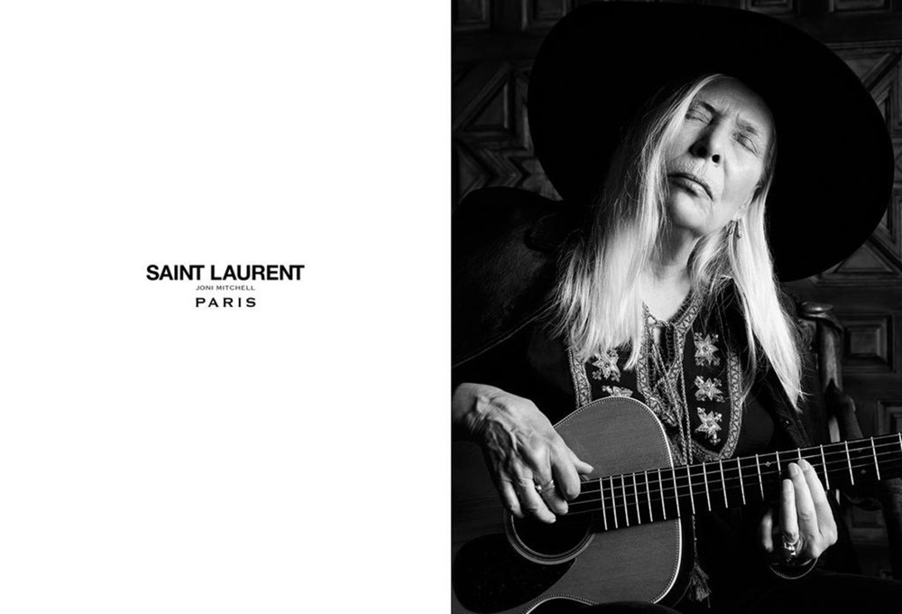 Джони Митчелл для Saint Laurent