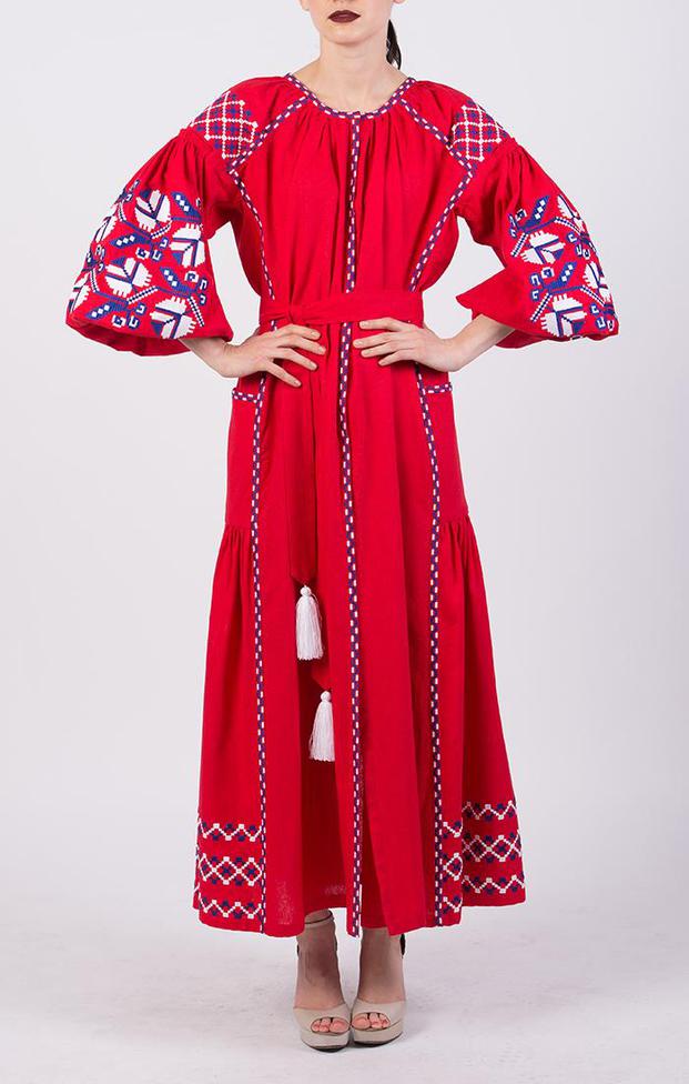 Длинные платья-вышиванки на лето 2016 от Varenyky Fashion
