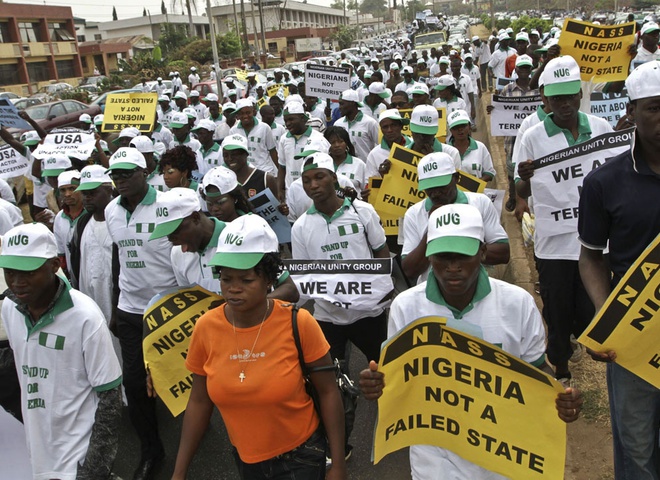 Демонстрация в Нигерии