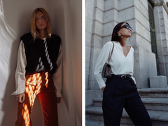 Как стильно носить белую рубашку