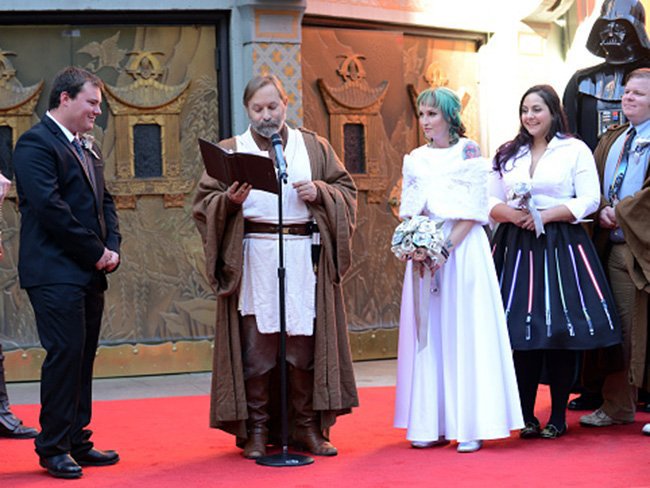 Свадьба в стиле "Звездных войн"