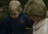 Prince Charles and Princess Diana with a young Prince William
