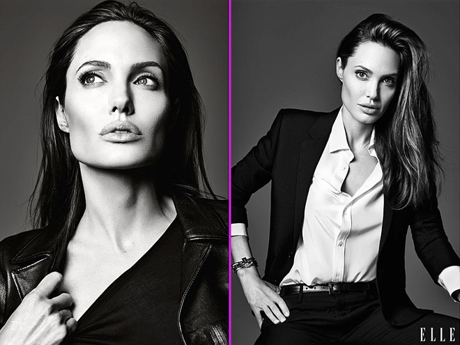 Анджелина Джоли в ELLE US