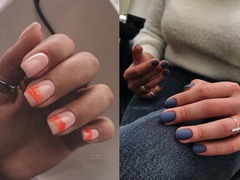 Модный маникюр на осень 2020 для коротких ногтей