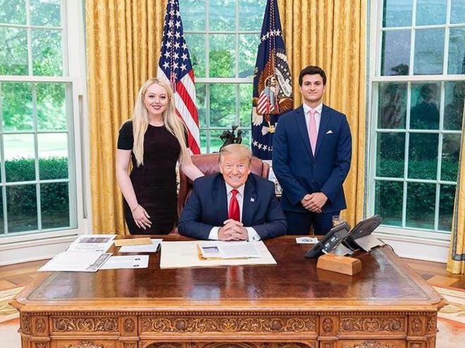 Тиффани Трамп и Майкл Булос