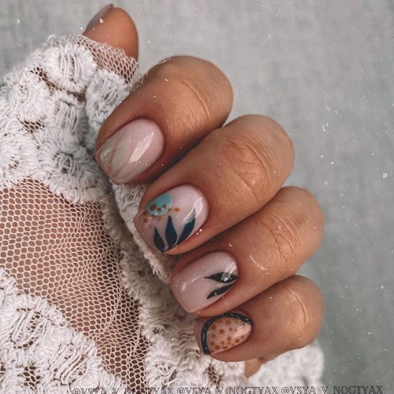 осінні нігтики